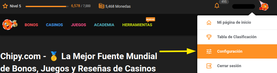 Página de ayuda cambiar la configuración de mi avatar ES