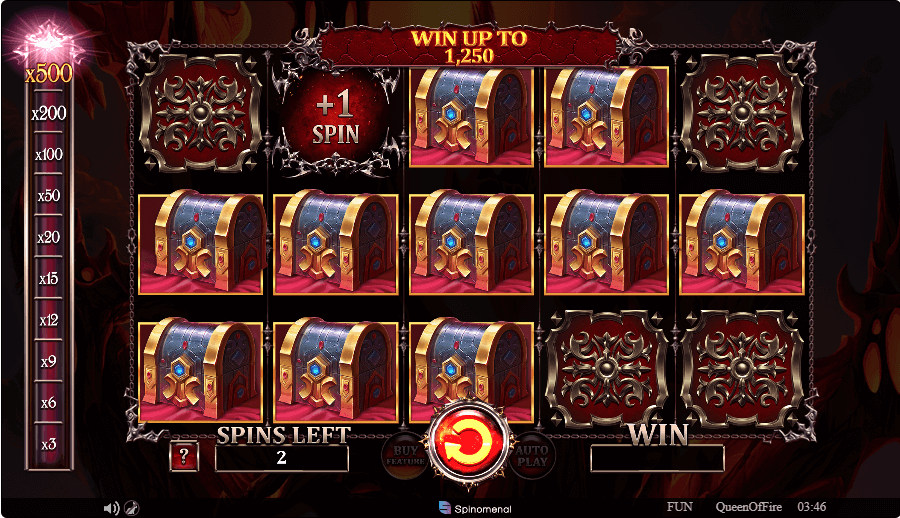 Queen Of Fire Online Slot Game Features