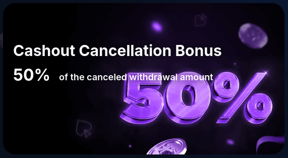 raceup casino cancellation bonus