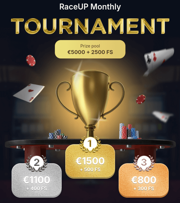raceup casino tournament