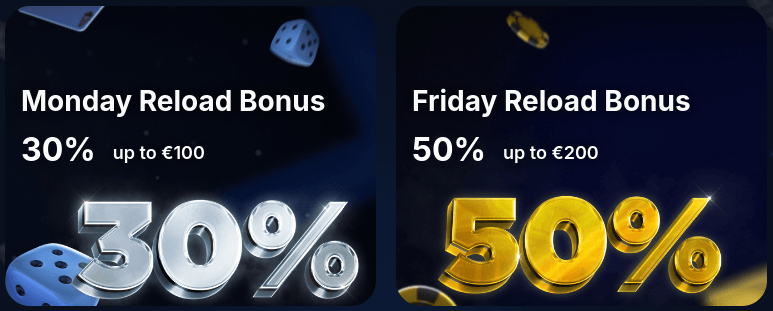 raceup casino wekly offers