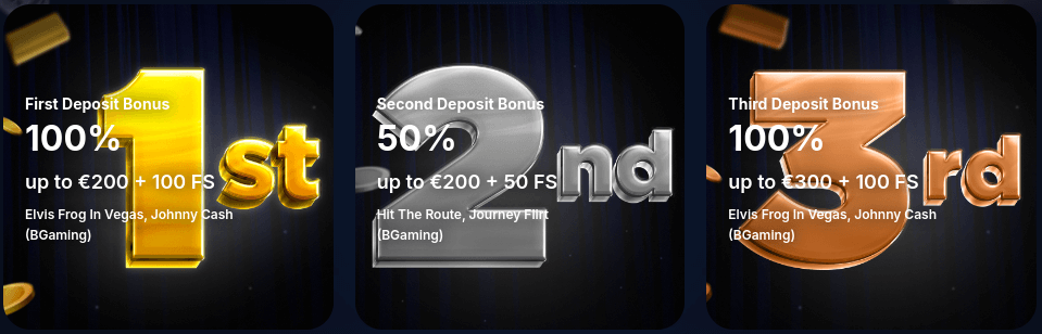 raceup casino welcome package