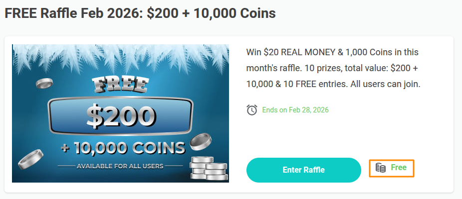 Free Entry Raffles