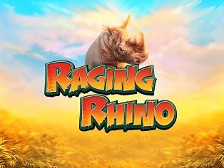 raging rhino by light and wonder logo