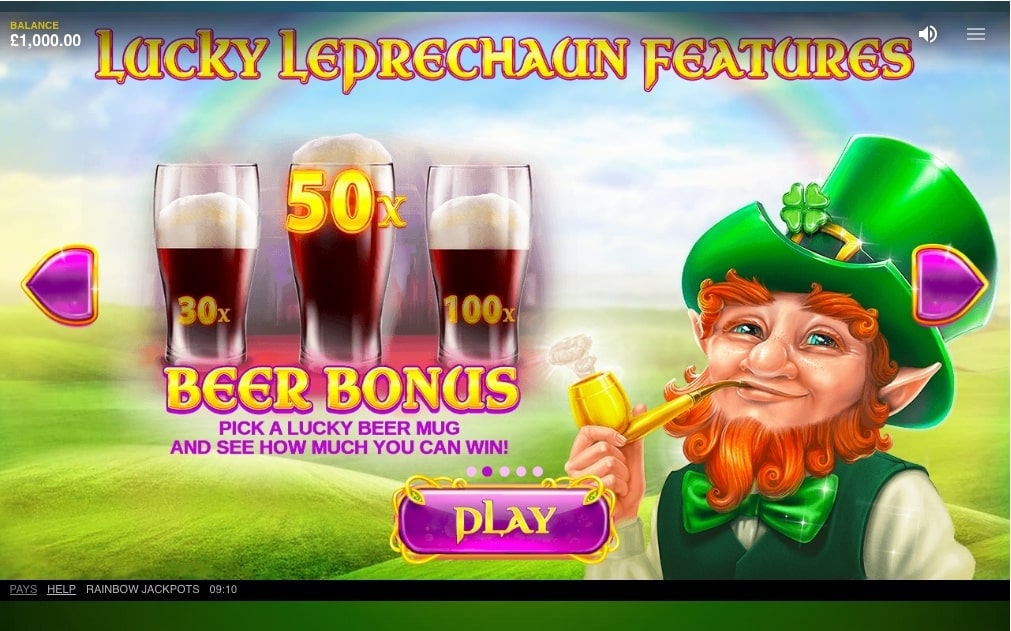 Rainbow Jackpots Sot Feature