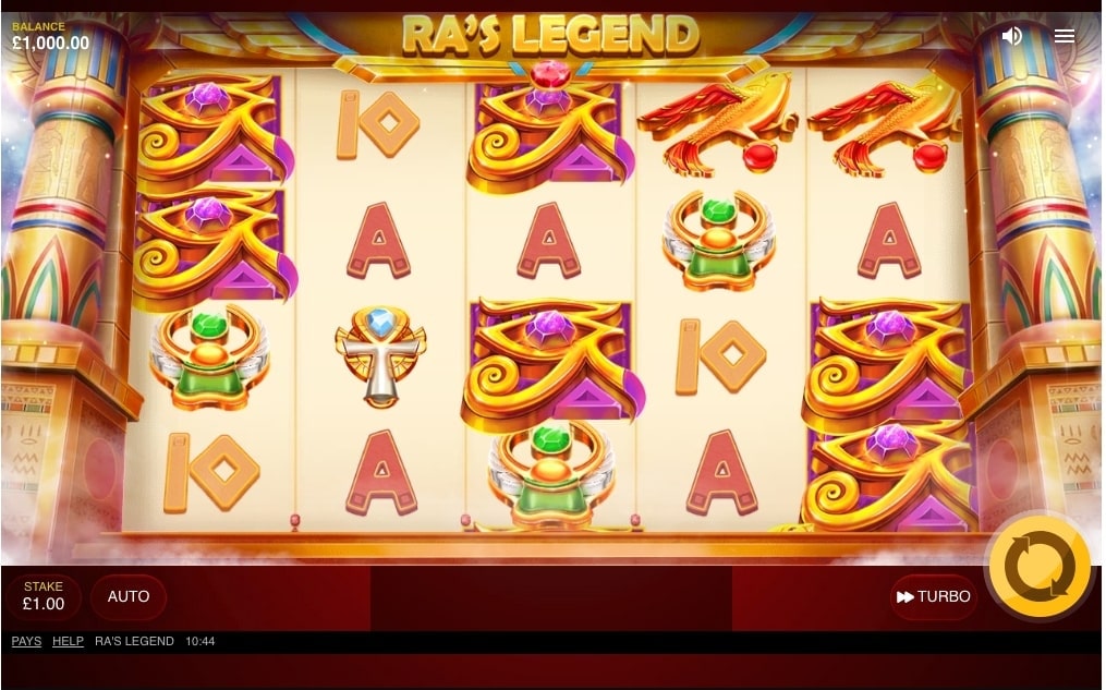 Ras Legend Slot Reels