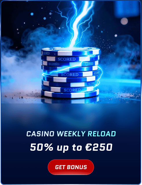 Weekly Reload Bonus Scored Casino