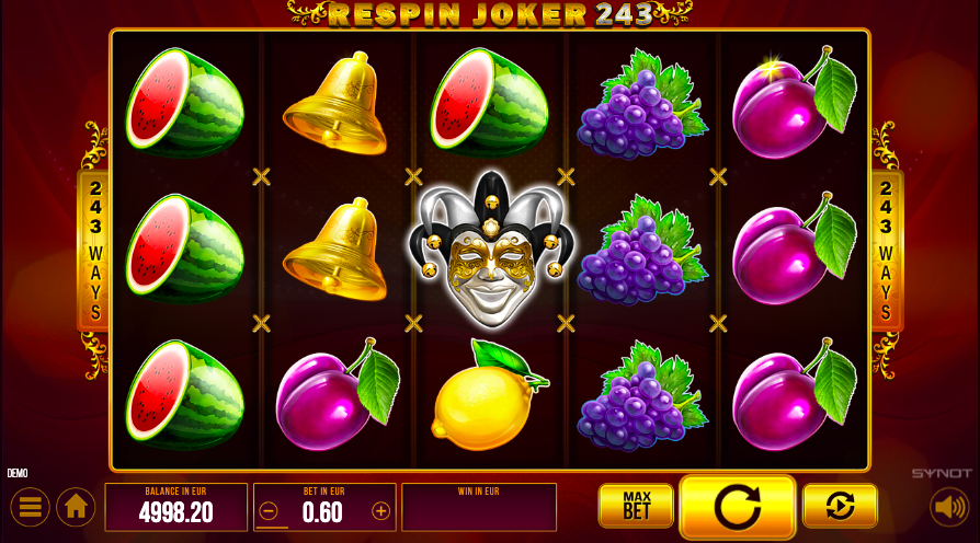 Respin Joker 243 Spielautomat