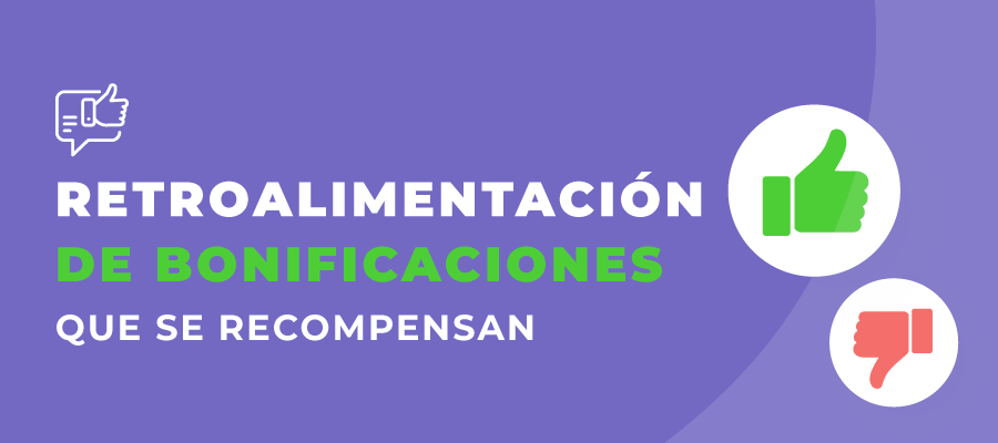 Retroalimentacion de bonificaciones