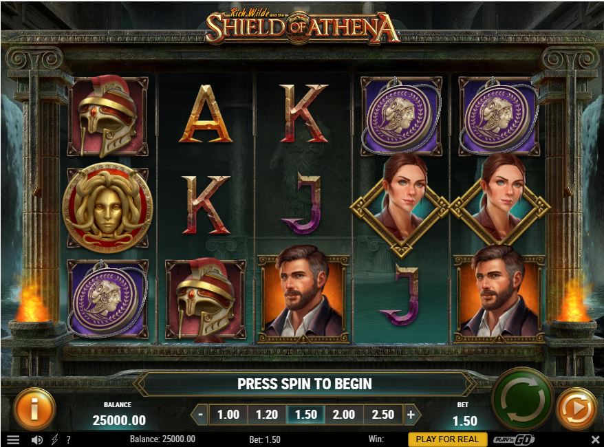 Rich Wilde and the Shield of Athena Slot Game