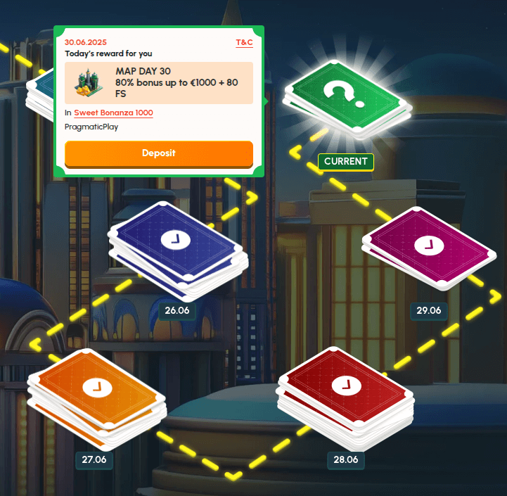 richville casino bonus map