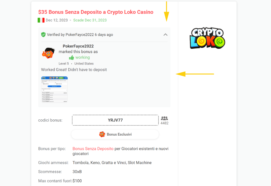 L ultimo Riscatto di Bonus Riuscito