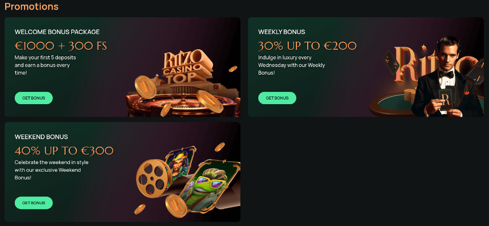 ritzo casino promotions