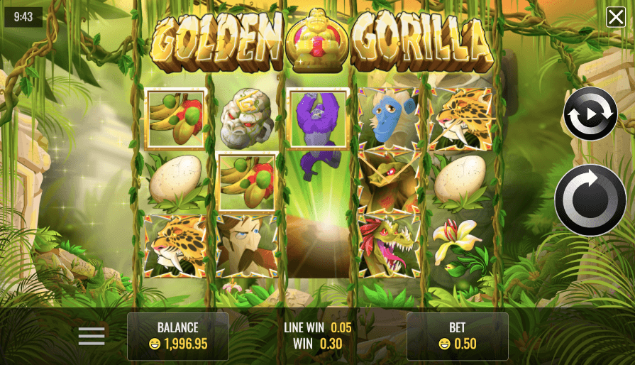 golden gorilla slot by rival