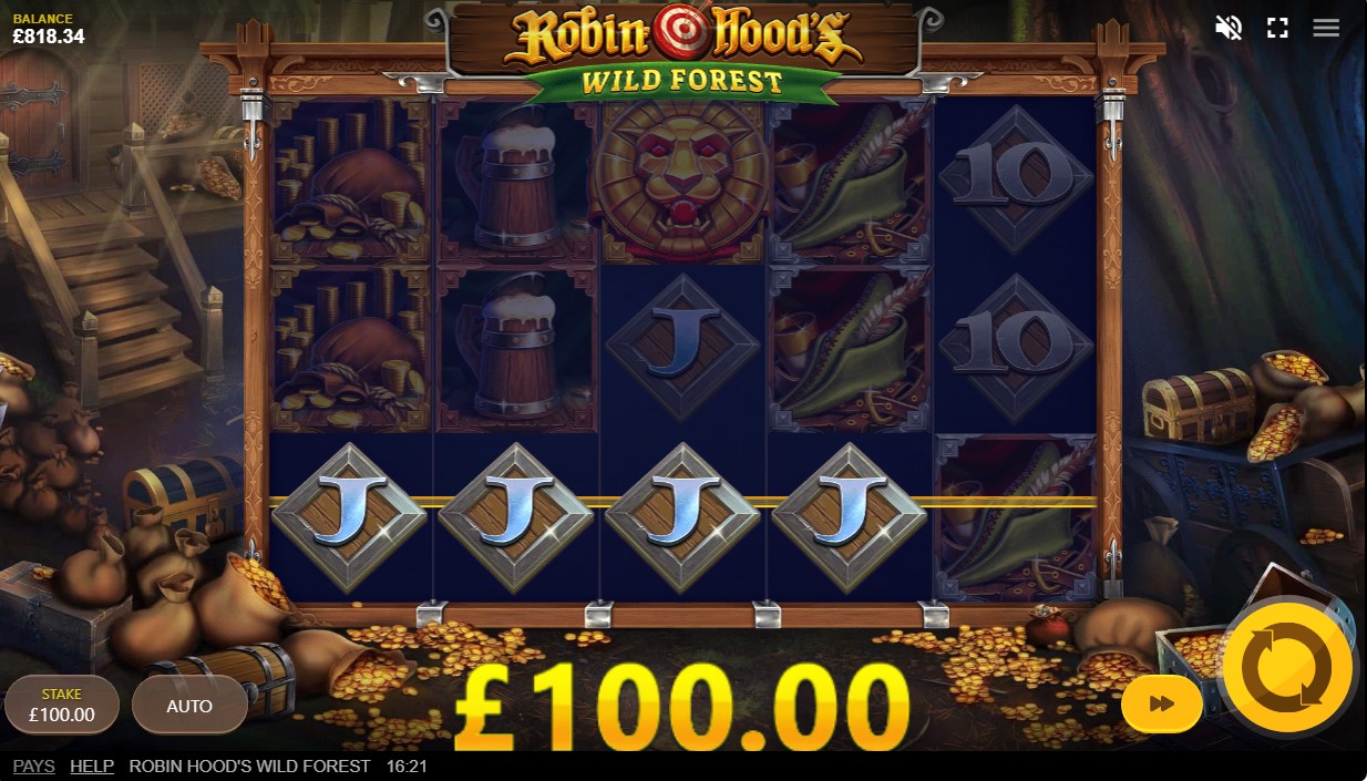 Robin Hoods Wild Forest Slot Win
