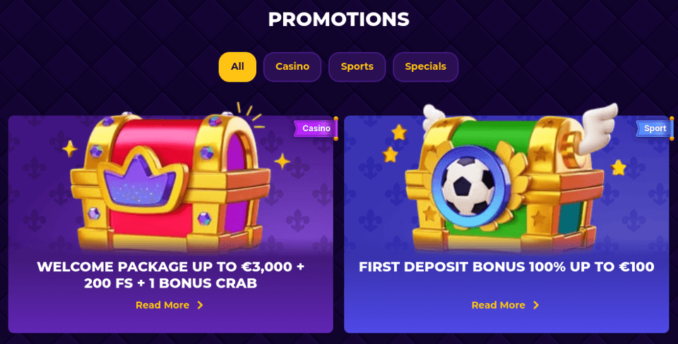 royal game casino promotions
