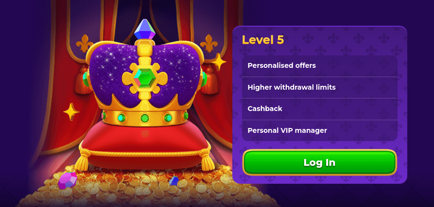 royal game casino vip level 5
