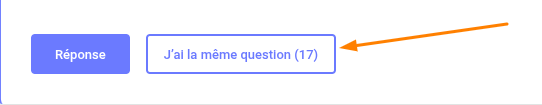 J'ai la même question Bouton