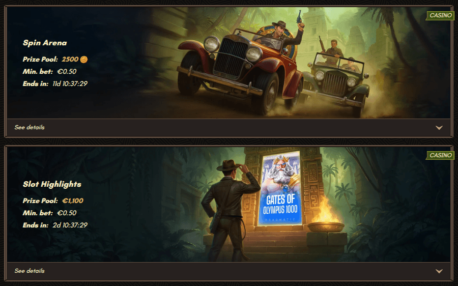 Sankra Casino Tournaments Screenshot