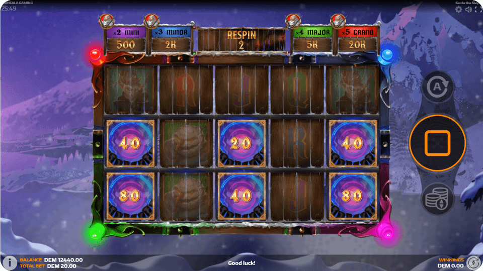 santa the slayer bonus game