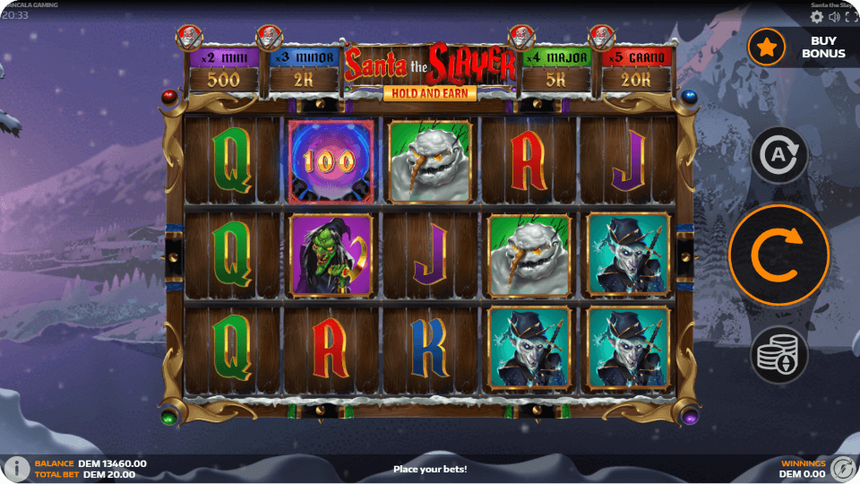 santa the slayer tableau