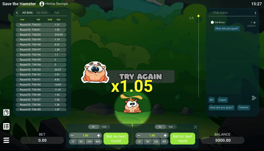 save the hamster game