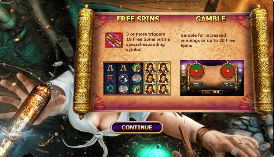 Scroll of Egypt Online Slot Game Features