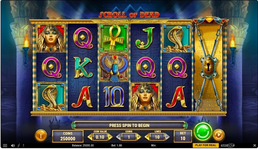 Scroll of Dead Slot Reels