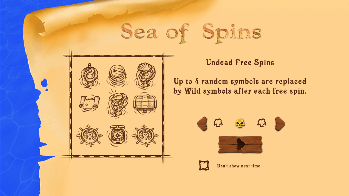 Sea of Spins Online Slot Game Reels