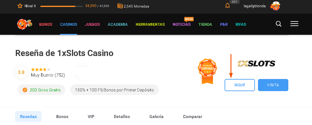 seguir la pagina unica de chipy ES
