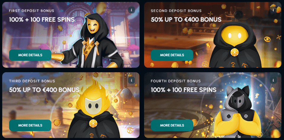 sensei game casino welcome pack