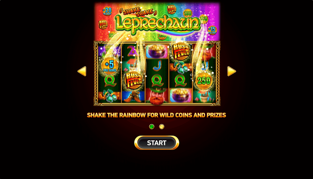 Shake Shake Leprechaun Online Slot Game Reels