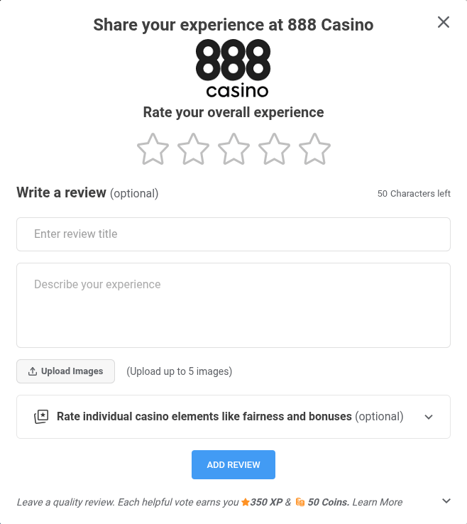 single review page forms