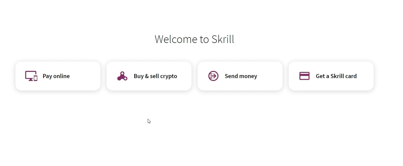 Skrill Dashboard