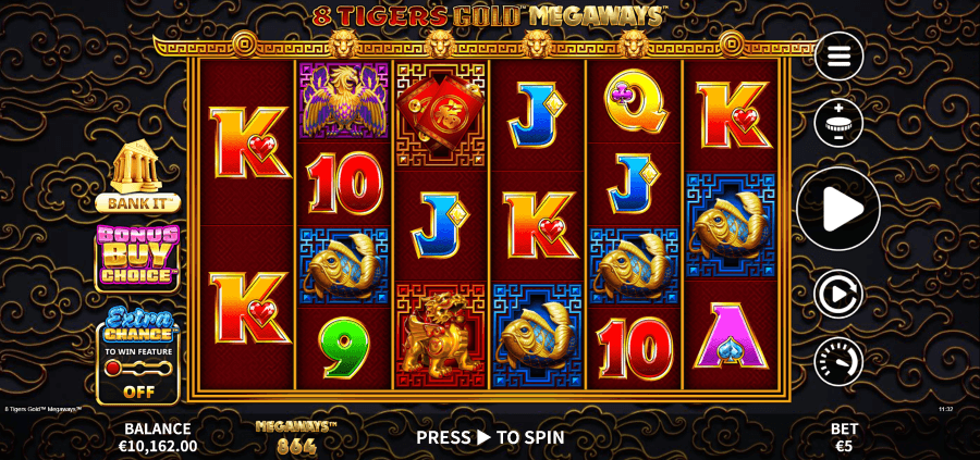 skywind group 8 tigers gold megaways
