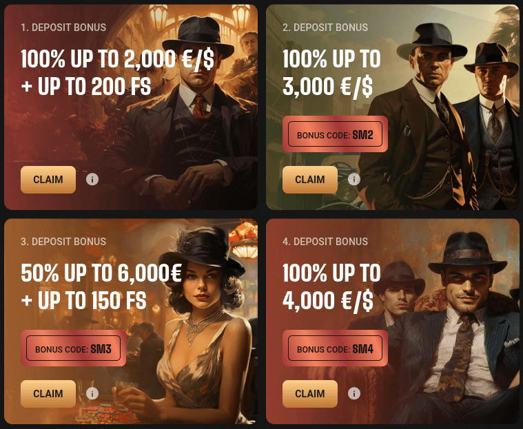 slotmafia casino welcome pack