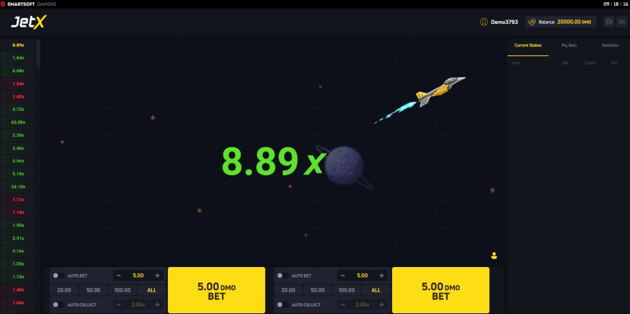 smartsoft gaming jetx