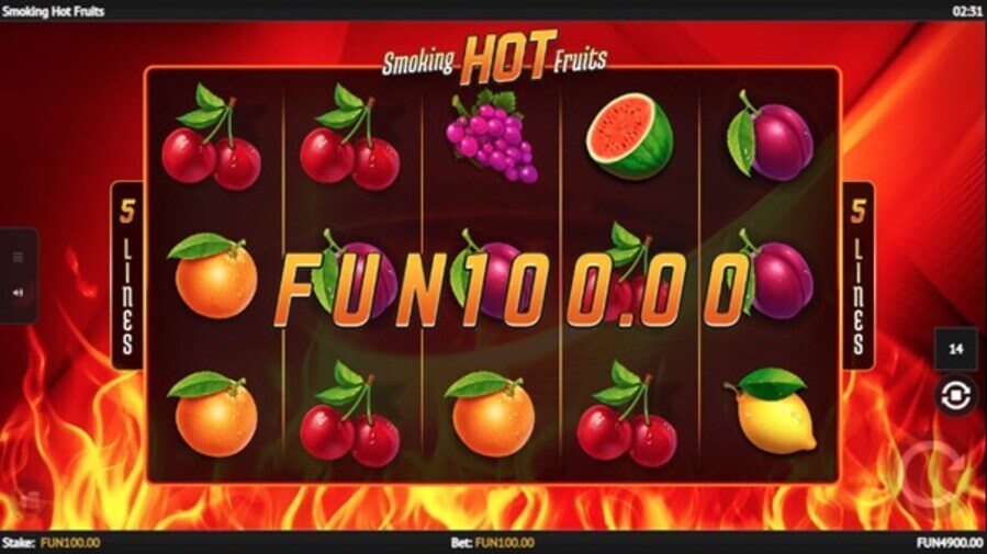 Smoking Hot Fruits Online Slot Game Bonus
