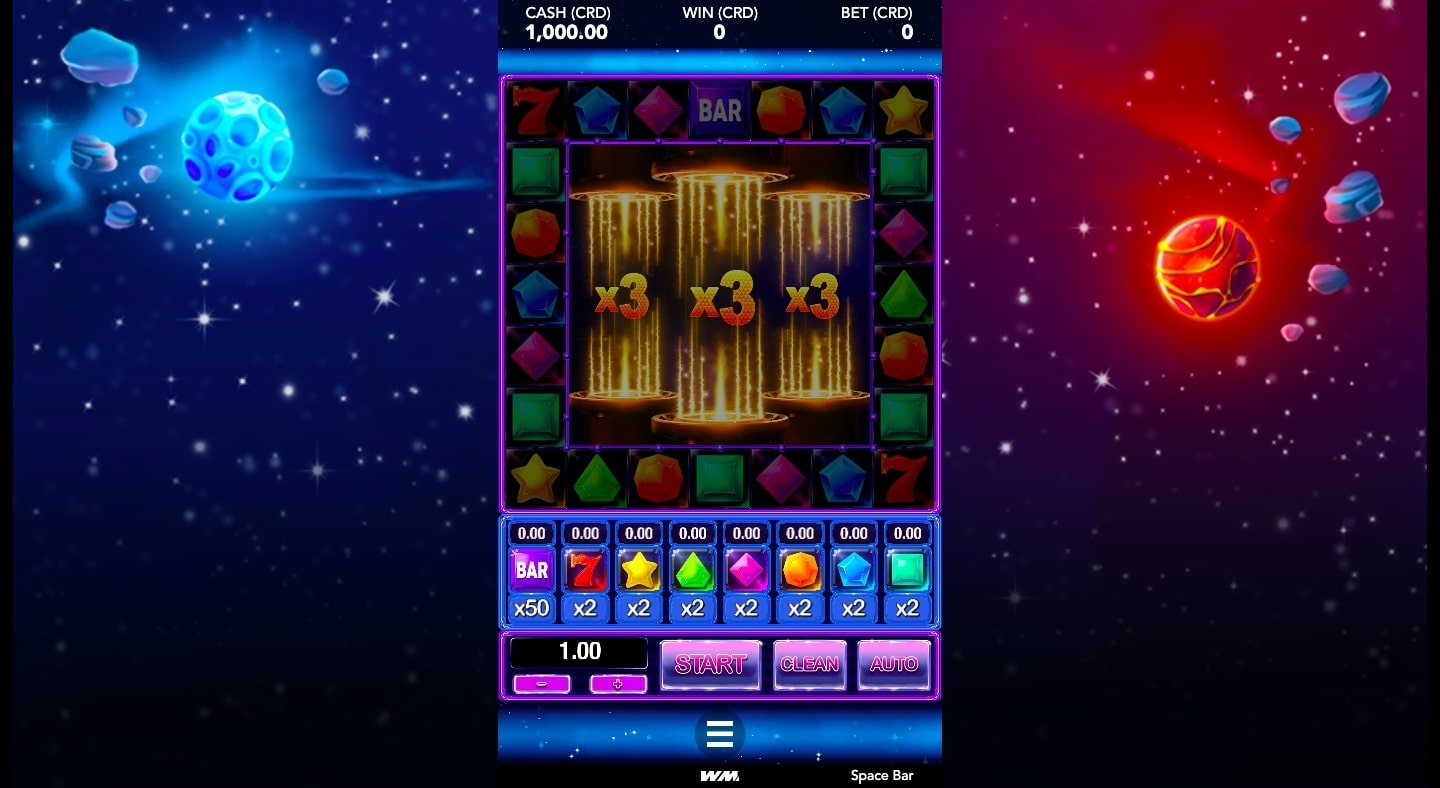 Space Bar Slot Reels