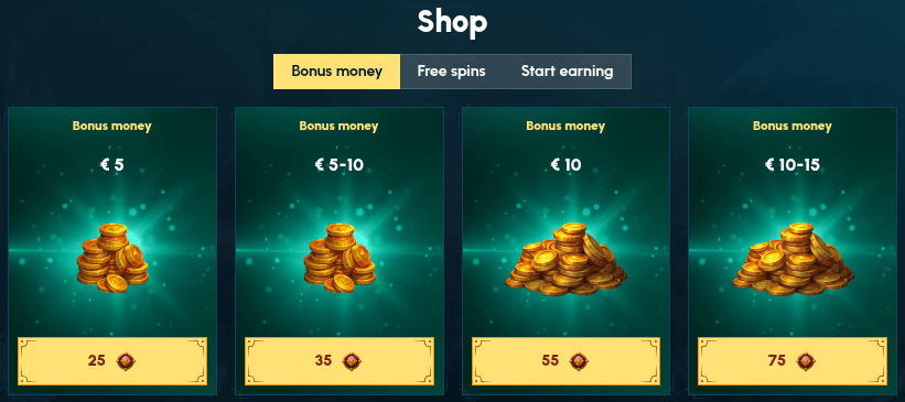 spellwin casino shop
