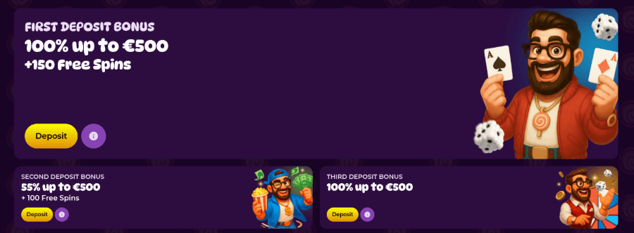 spinania_casino_welcome_package