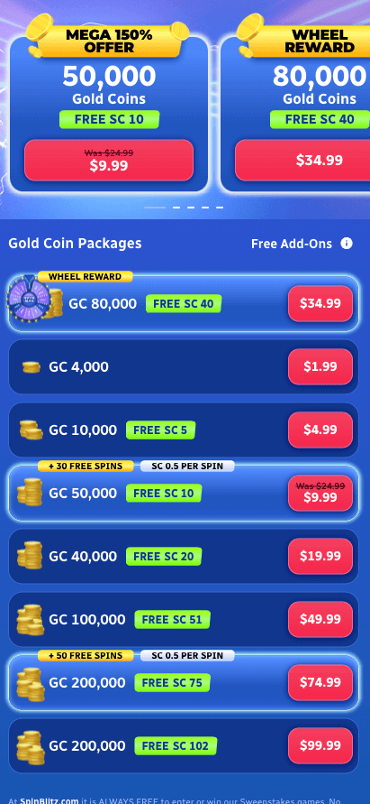 Spinblitz Gold Coin