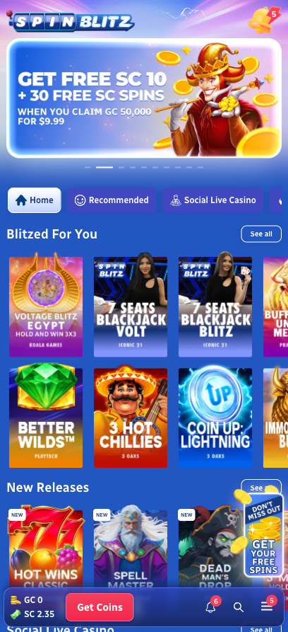 spinblitz homepage