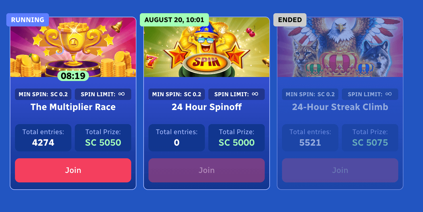 Spinblitz Tournament