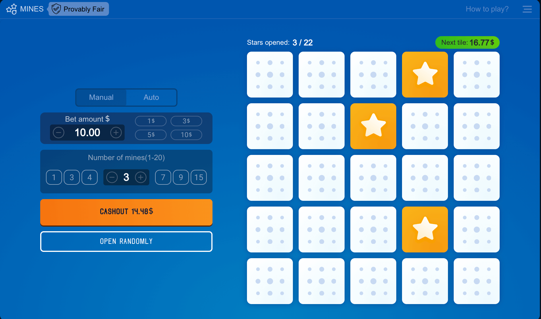 Spribe Mines Online Gambling Game