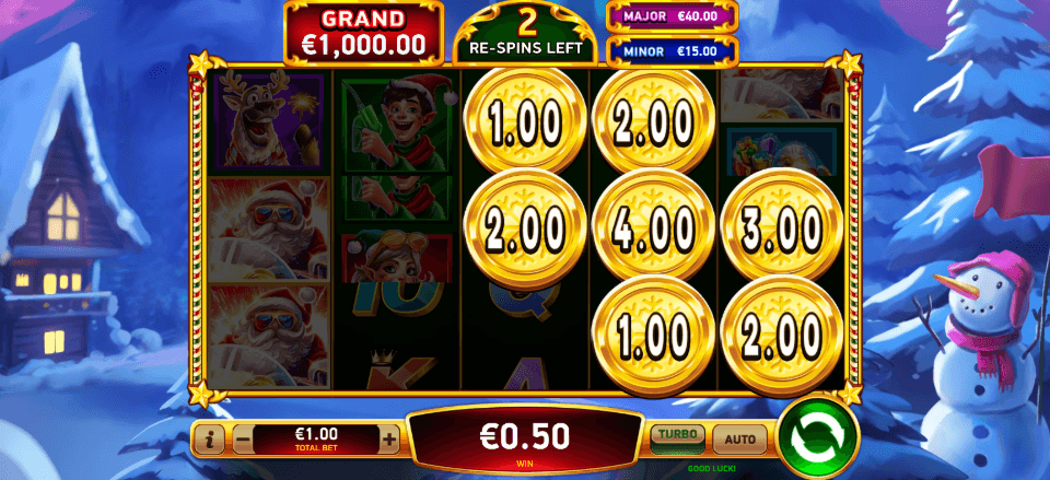 stampede rush speedy santa bonus round