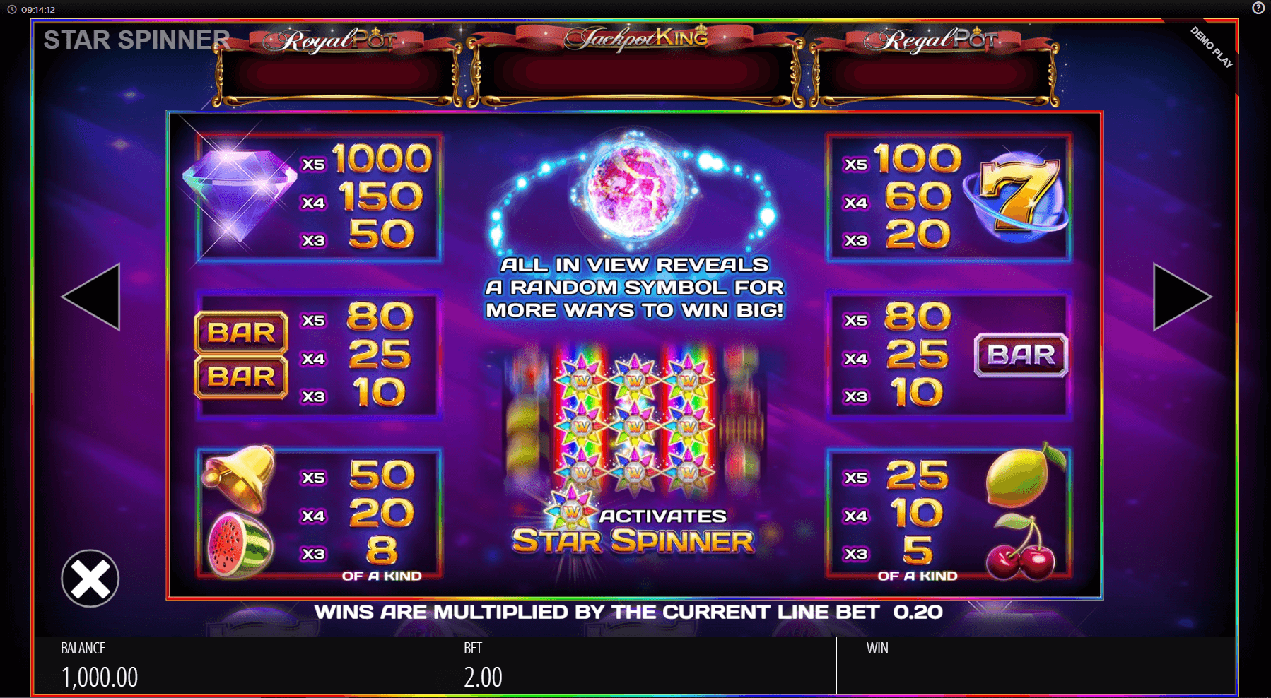 star spinner features