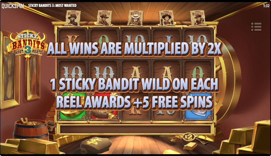 Sticky Bandits 3 online slot game special