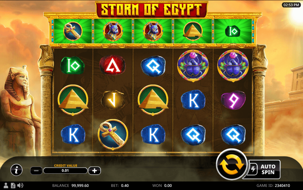 Storm Of Egypt Online Slot Game Bonus
