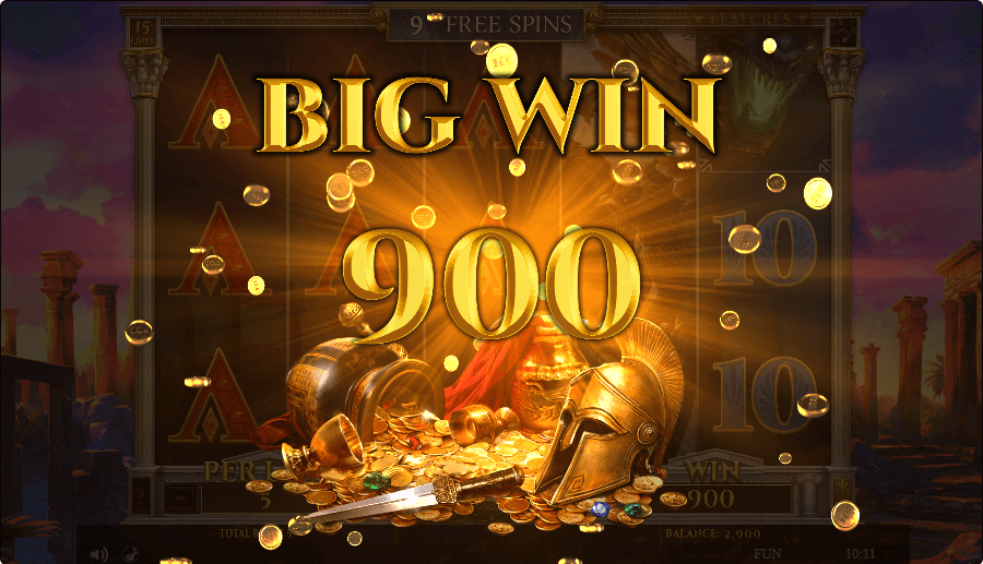 Story of Hercules Online Slot Game Big Win